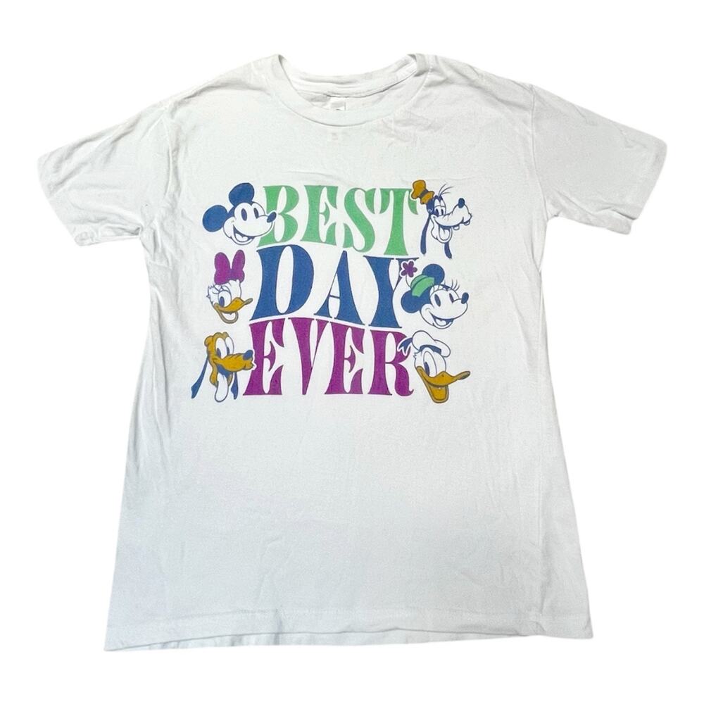 Disney Best Day Ever Graphic Character Tee Size L
